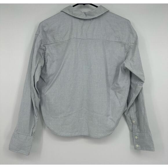 Faherty Stretch Oxford Crop Shirt - Picture 5 of 7